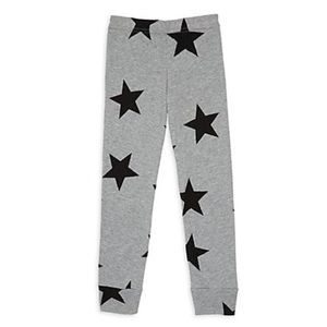 Nununu gray toddler star pants unisex